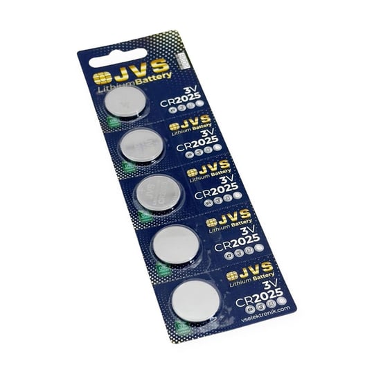 Jvs CR2025 Düğme Pil 5li