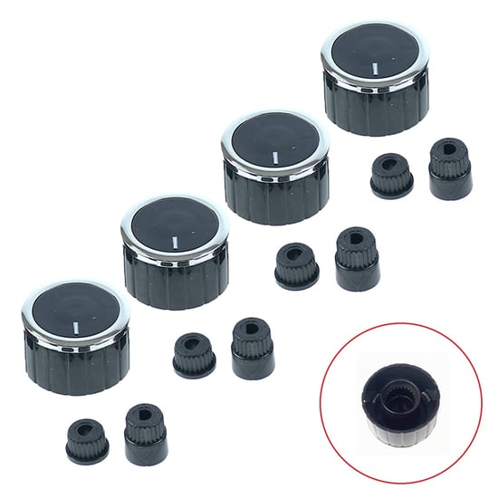Regal Düğme 4 lü Takımı Ankastre Set Üstü Ocak Düğmesi