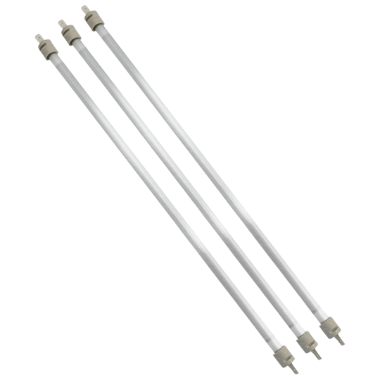 62 cm Elektrikli Isıtıcı Cam Montajlı Rezistans – 1 cm Kalınlık – Kuvars Cam İçinde Rezistanslı - 3 Adet