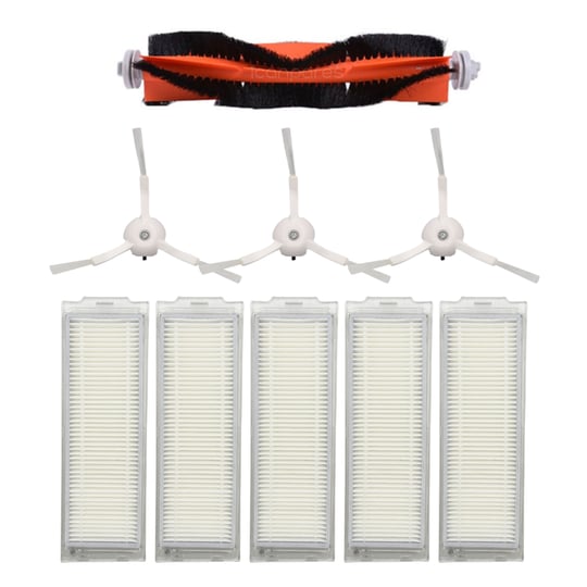 Xiaomi Uyumlu Vacuum Mop 2 Pro MJST1SHW Robot Süpürge Ana Fırça, Hepa Filtre X5, Yan Fırça X3