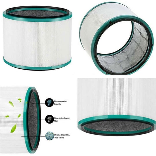 Dyson Pure Cool Link Desk DP01 Pervanesiz Hava Temizleyici Silindirik Hepa Filtre