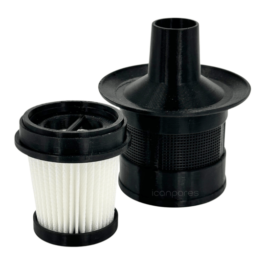 Fantom Uyumlu Pluto P 6000 Cyclone Dikey Süpürge Hepa Filtre ve Seperatör Takımı