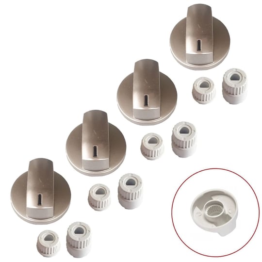 Tefal Düğme 4 lü Takımı Ankastre Set Üstü Ocak Düğmesi