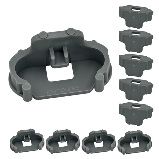 Arçelik Uyumlu 6166 Bulaşık Makinesi Ray Kapağı - 1732840100 - 10 Adet