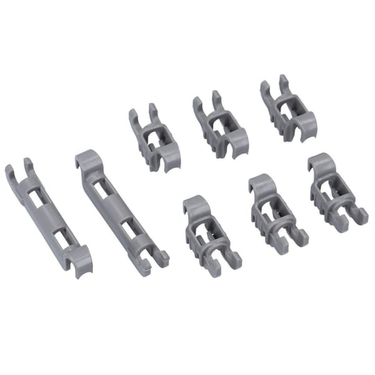 Bosch Uyumlu SMI63M05TC Bulaşık Makinesi Katlanır Tabaklık Klips Seti - 00611472, Siemens İçin