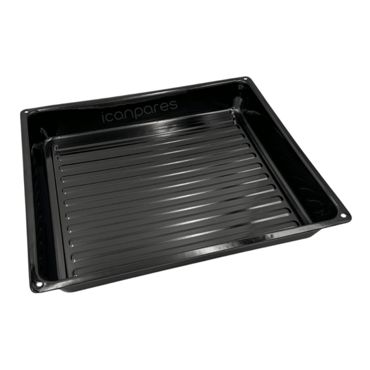 Dikdörtgen Emaye Fırın Tepsisi – 38 × 42 cm – Derinlik 5 cm