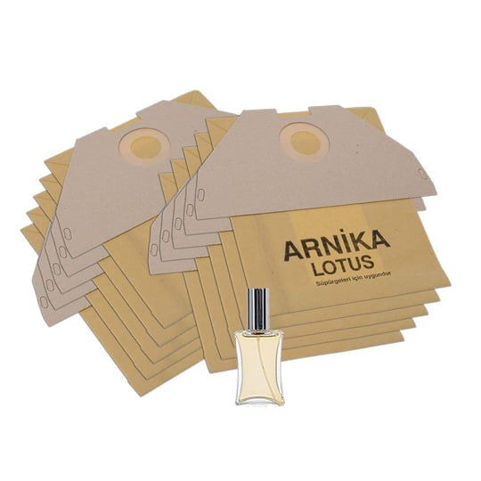 Arnica Uyumlu Lotus Blu Süpürge Kağıt Toz Torbası 10 Adet