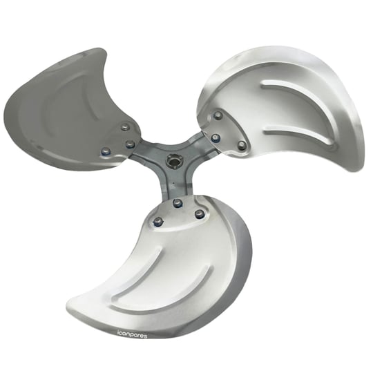 Bir Çok Marka İle Uyumlu Mil Çapı 8mm Metal Vantilatör Pervanesi