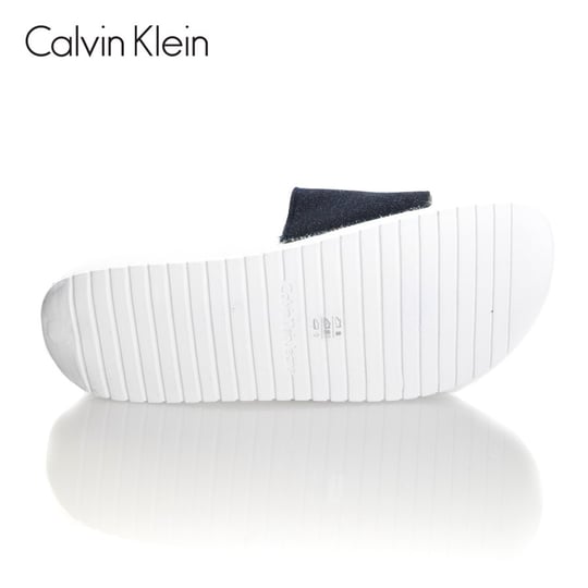 Calvin Klein LACİVERT Kadın Terlik R4104 - NVY CHANTAL METAL DENIM NAVY