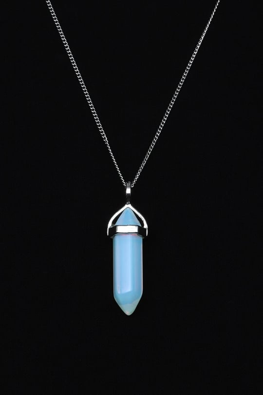 Cam Opal Çivi Model Kolye