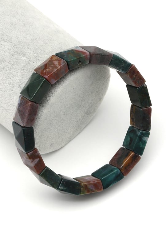 Hint Akik Doğal Taş Bileklik 12 x 12 mm Özel Kesim - BLK-2421