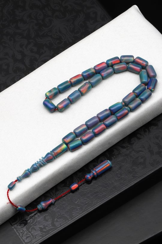 Opal Tesbih 6 x 9 mm Kapsül Kesim - T-1628