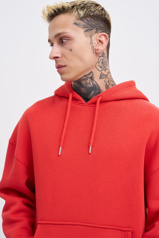 Sweat oversize rouge hotsell