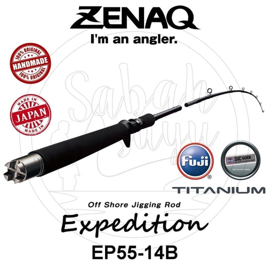 Zenaq Expedition EP55-14B 165cm 450gr Seyahat Jigging Kamış Zenaq Expedition EP55-14B 165cm 450gr Seyahat Jigging Kamış