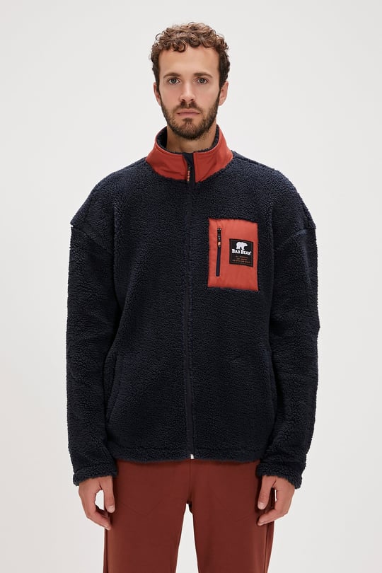 Ryan Raven Men's Full-Zip Plush Jacket | BAD BEAR