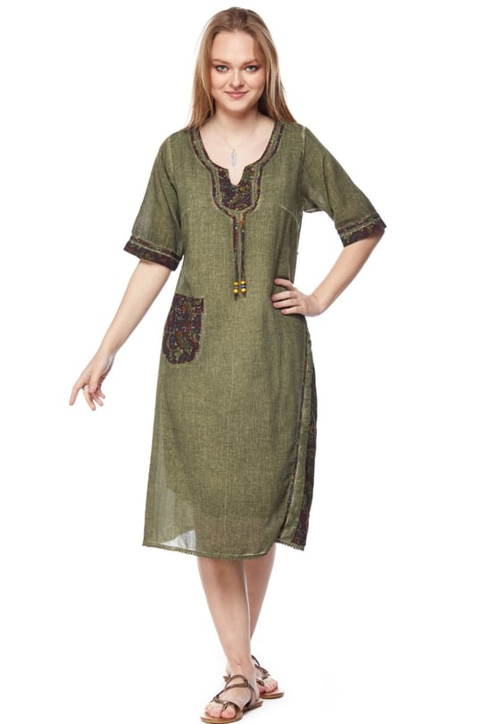 nile green dress Merry Mint Dress main image 1