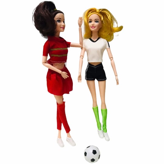 Barbie Futbolcu Kızlar - Sonsuz Hareketli İkili Bebekler - Kaptan Oyuncak