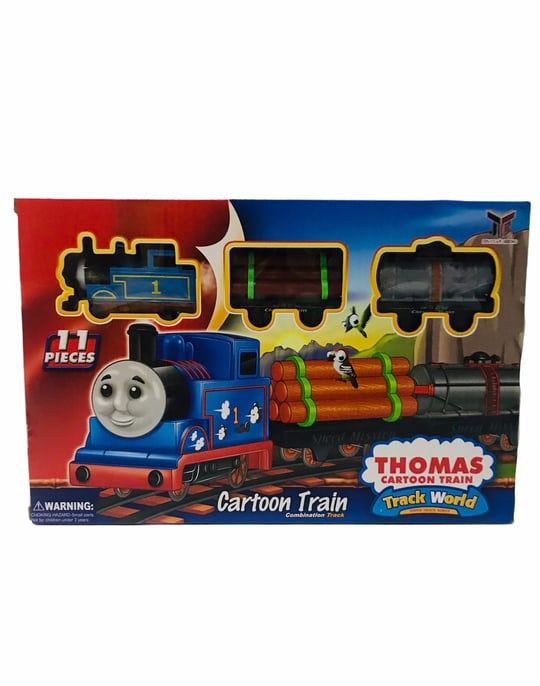 Thomas Tomas Tren Seti 11 Parça Oyuncak - Thomas Tren - Kaptan Oyuncak
