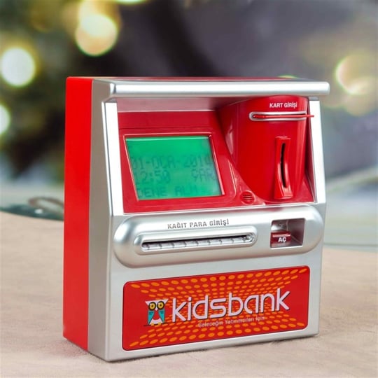 Kidsbank Elektronik ATM Kumbara Lisanslı