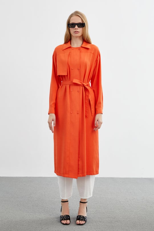 Kuşak Detaylı Siyah Giy Çık GÇ-0197 - Zühre