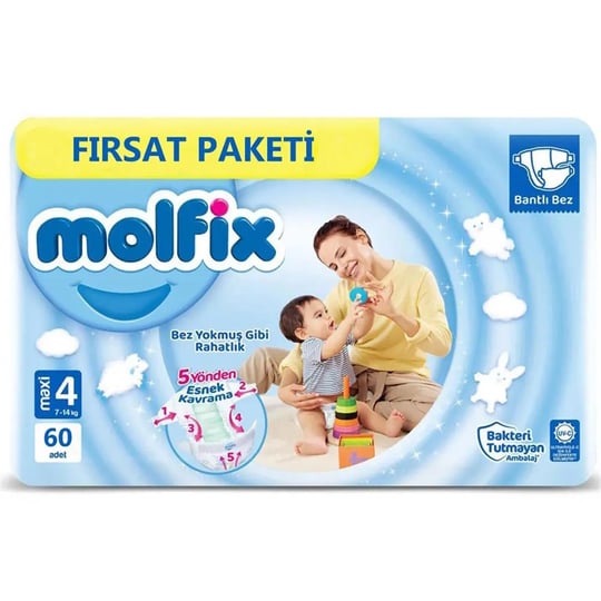 Molfix 1 numara 120 Adet Yenidoğan Süper Fırsat Paket