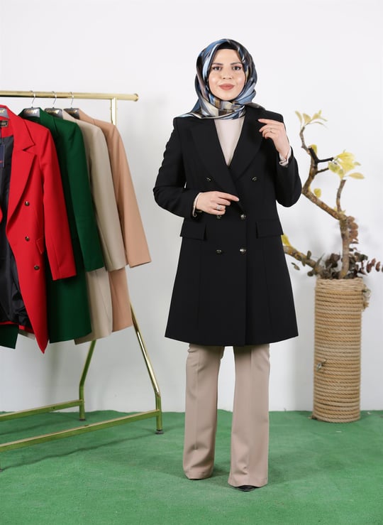 Bayan Uzun Ceket Modelleri Tesettür - Modaabad