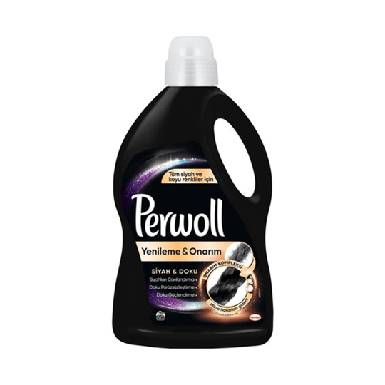 Perwoll Yenileme & Onarım Siyahlara Özel 50 Yıkama Çamaşır Deterjanı 3 Litre