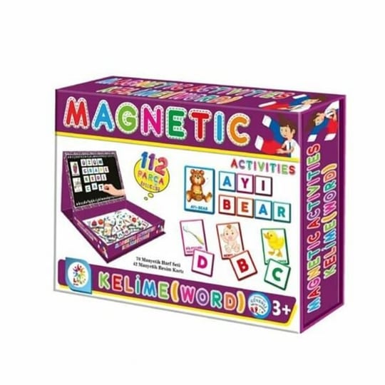 Manyetik Magnet Kelimeler | Türkçe İngilizce 3+ Yaş