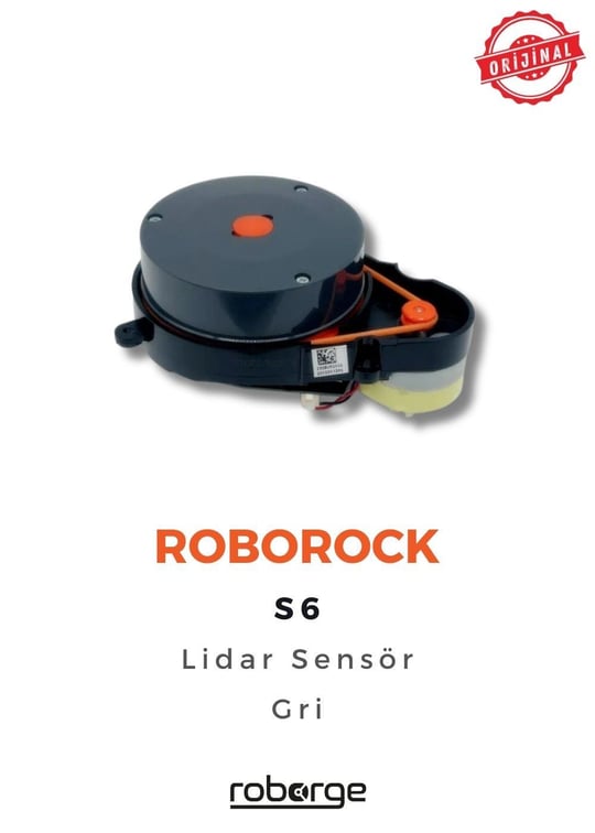 Roborock S6 Robot Süpürge Uyumlu Lidar Sensör Gri Orijinal