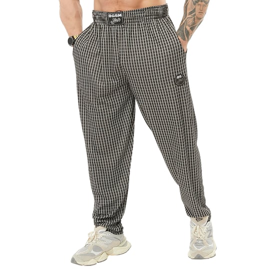 Men's Loose Fit Baggy Lifestyle Sweatpants BGSM PNT1389-Blue Men's Loose Fit Baggy Lifestyle Sweatpants BGSM PNT1389-Blue