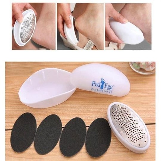 BUFFER® Practical Easy Egg Pad Foot Care Heel Rasp Render Maintenance Tool
