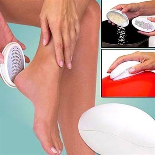 BUFFER® Practical Easy Egg Pad Foot Care Heel Rasp Render