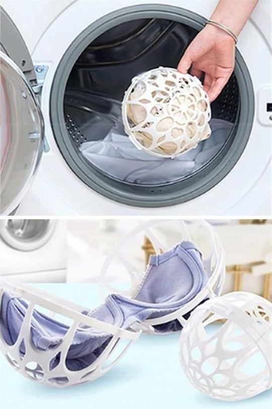 BUFFER® Full Protection Practice Bra Wash Ball Bra Washing Tool Apparatus