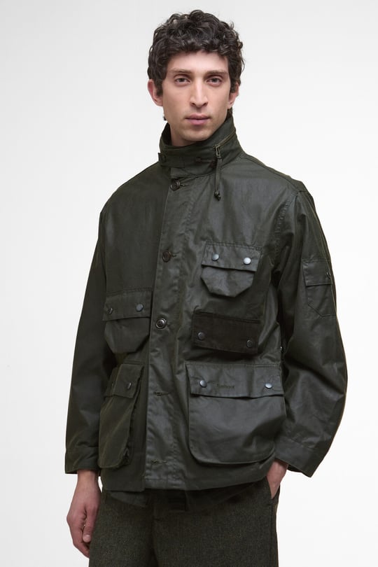 Barbour Border Yağlı Ceket SG91 Sage