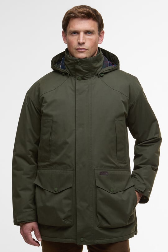 Barbour Broadale Waterproof Ceket OL75 Uniform Green