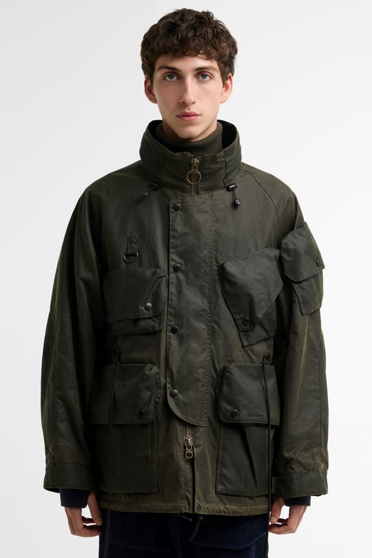 Barbour Border Yağlı Ceket SG91 Sage