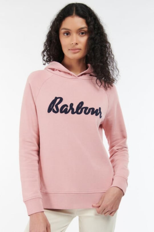 Barbour Otterburn Kapşonlu Sweatshirt PI15 Winter Rose