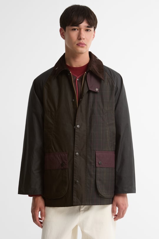 Barbour Patchwork Bedale Yağlı Ceket SG51 Sage Multi