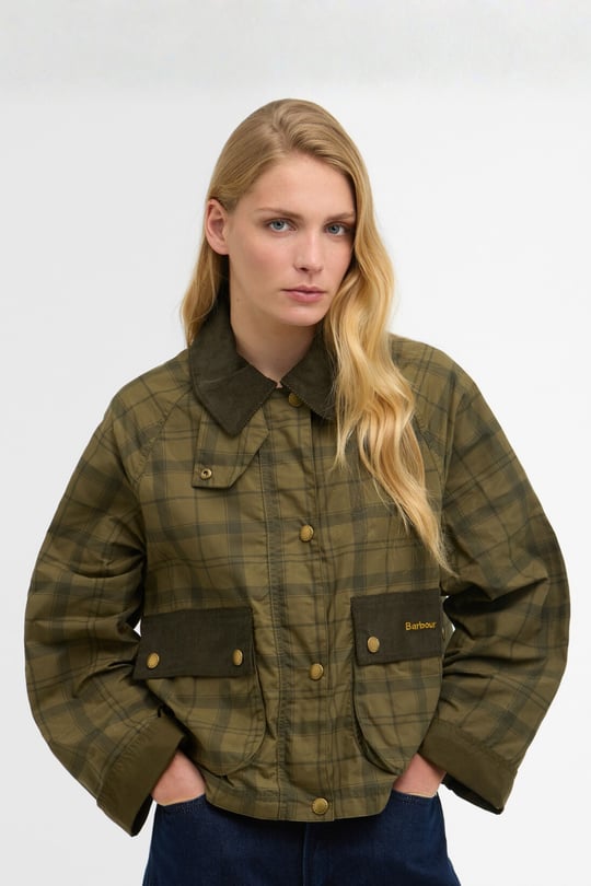 Barbour Icons Bedale Showerproof Ceket OL72 Ivy Green-Ancient