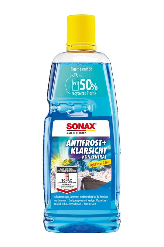 SONAX AntiFrost + KlarSicht ICE FRESH -20°C 3x5 = 15 Liter
