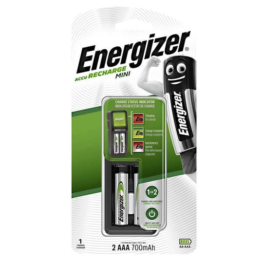 Energizer Mini Pil Şarj Cihazı - 2xAAA 700mAh Pil Dahil / www.pilsitesi.com
