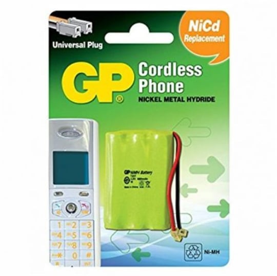 GP T207 3.6V 550mAh Şarj Edilebilir Telsiz Telefon Pili | PilSitesi.com