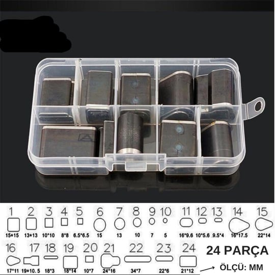 Deri Hobi 3'lü Zımba Set 4 mm 2-4-6 Delikli Deri El Aleti
