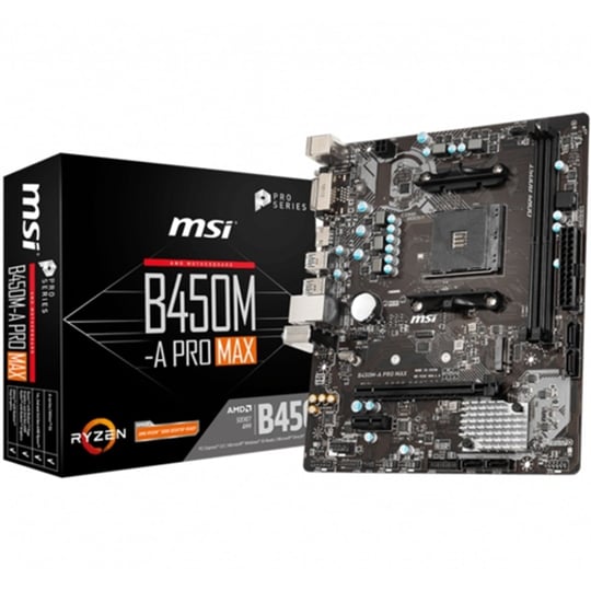 MSI B450M-A PRO MAX AMD B540 DDR4 4133MHz (OC) AM4 Micro ATX Anakart | En  Uygun Fiyata GarajOnline'da | Hafta içi 16:00'ya Kadar Aynı Gün Kargo, Depo  Teslim Seçeneği