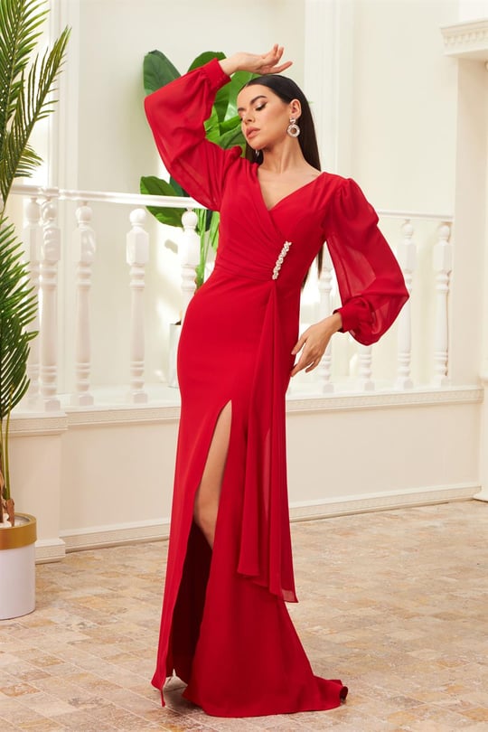 Büyük Beden Abiye Elbise Modelleri 2024 - Carmen