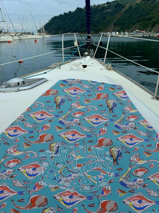 seaページ Dijital Baskılı Plaj Havlusu C12022-1 K-76
