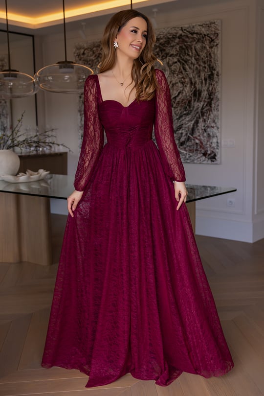 Purple Evening Dress