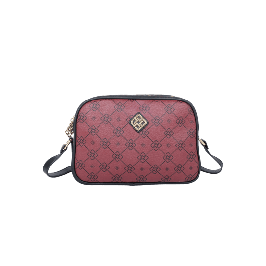 Double zipper crossbody bag hotsell