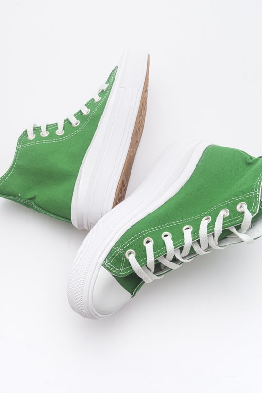 PATRA Yeşil Keten Kadın Spor Ayakkabı