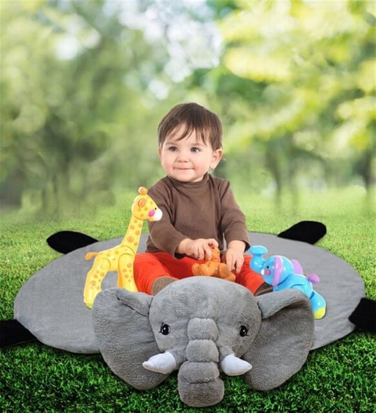 Bebek Oyun Halısı 120 cm Filli Oyun Matı (%100 Yerli) Fiyatları | Pababo.com